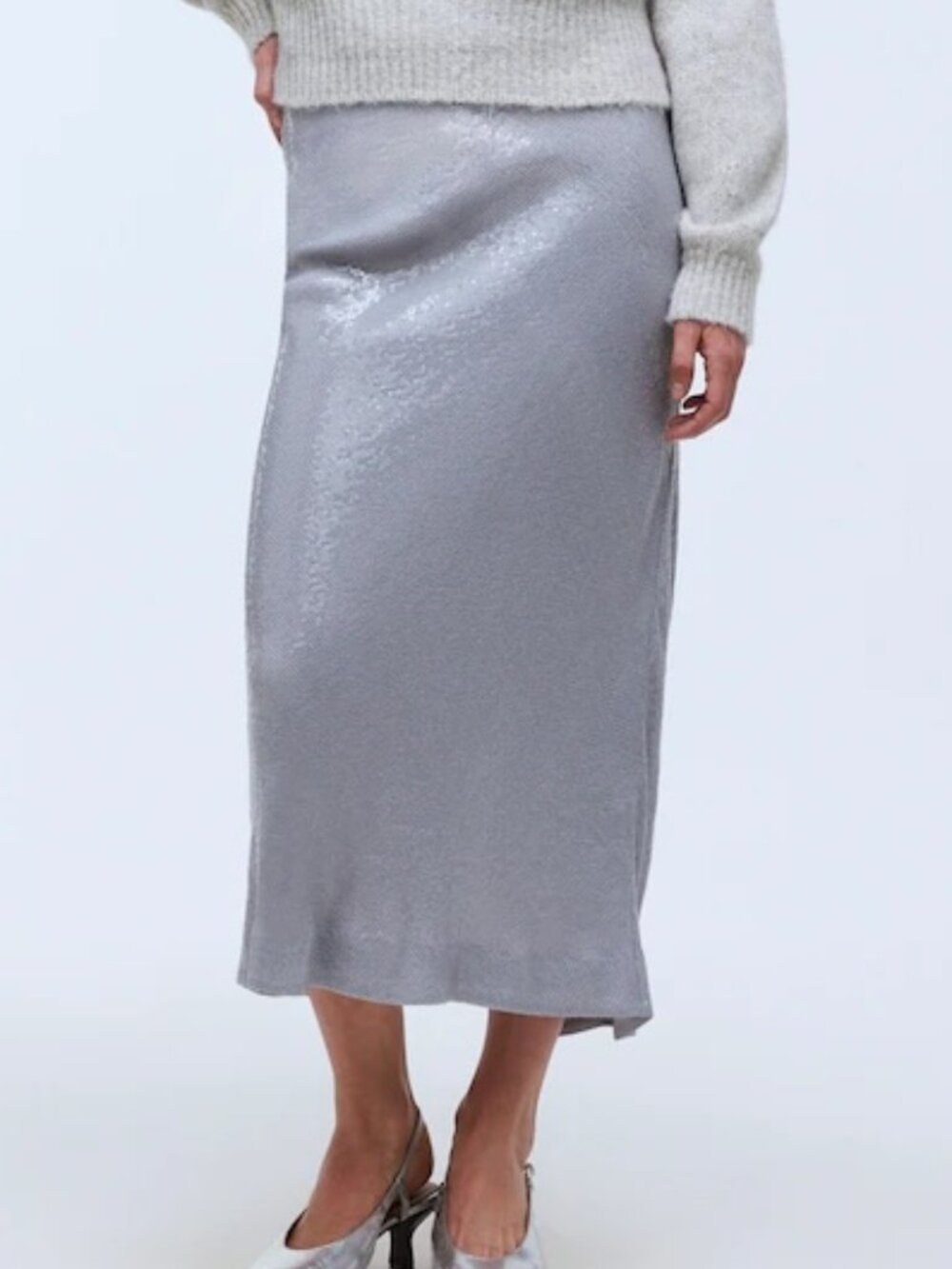 Madewell Sequin Midi Skirt